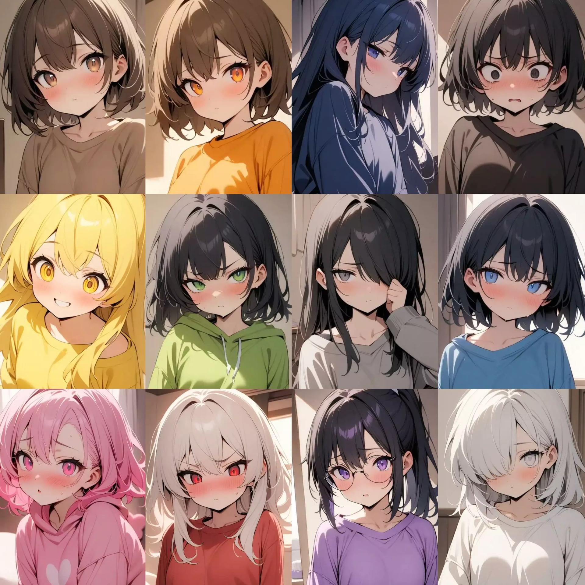 Rina, Yumi, Asuka, Haruka, Mio, Yuri, Hana, Yui, Emi, Sakura, Astra E Luna thumbnail