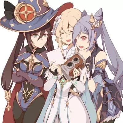 Mona, Keqing, Lumine thumbnail
