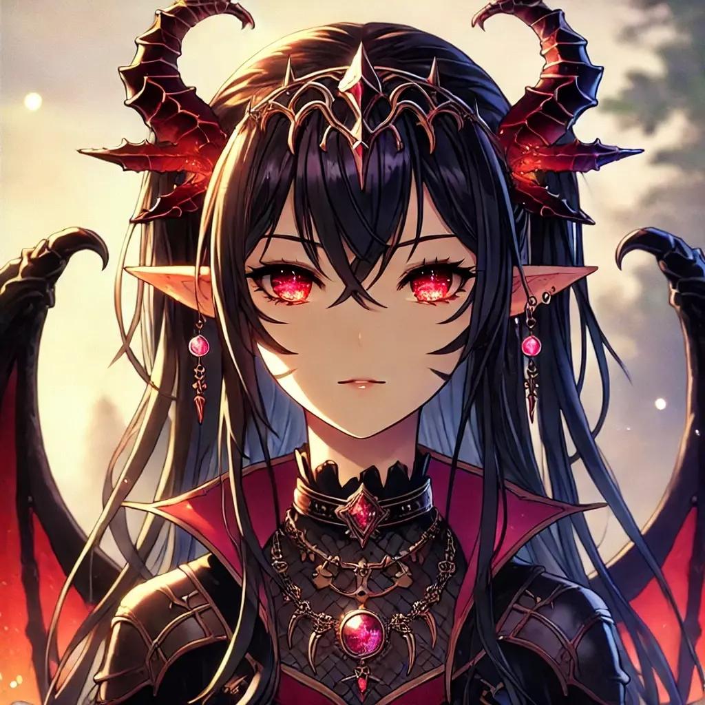 Charlotte the draconic maid girl with two personality thumbnail