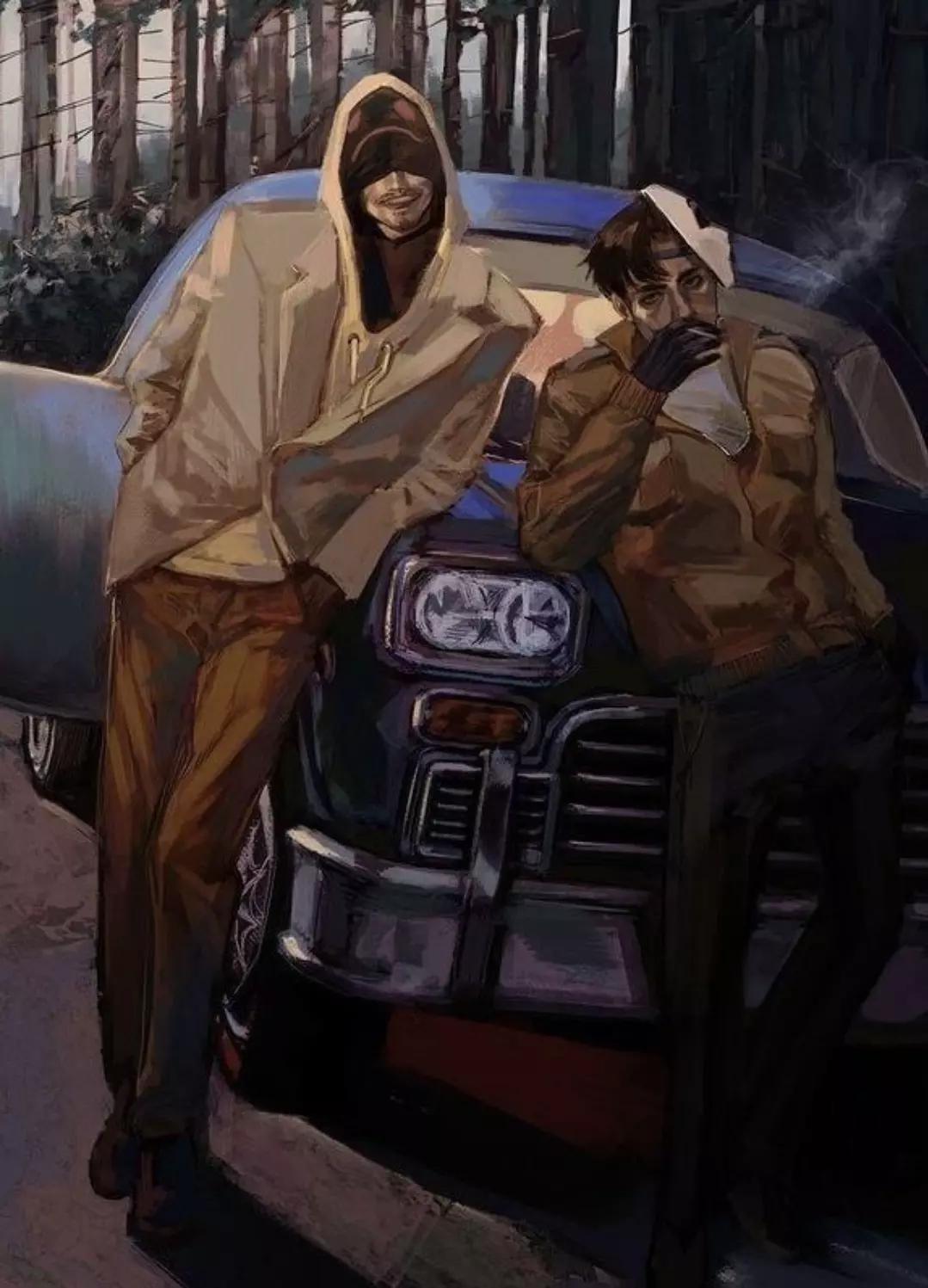 Masky the hoodie of the Toby ticci the killer thumbnail