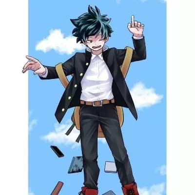 Izuku and Katsuki train thumbnail