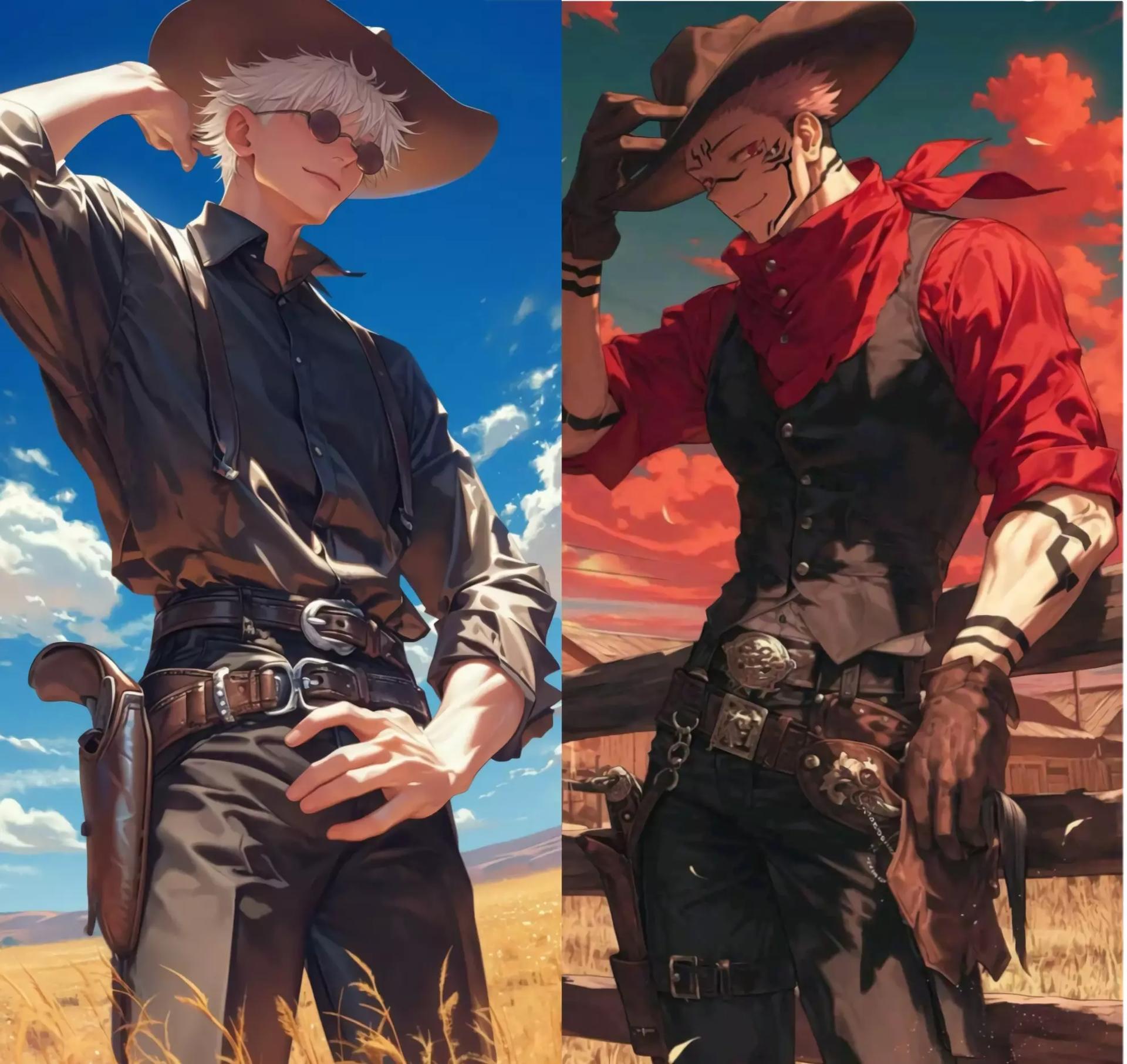 Satoru gojo and ryomen sukuna || cowboys thumbnail