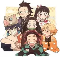 Kamado tanjiro and kamado nezuko and kanao and zenitsu and inosuke thumbnail