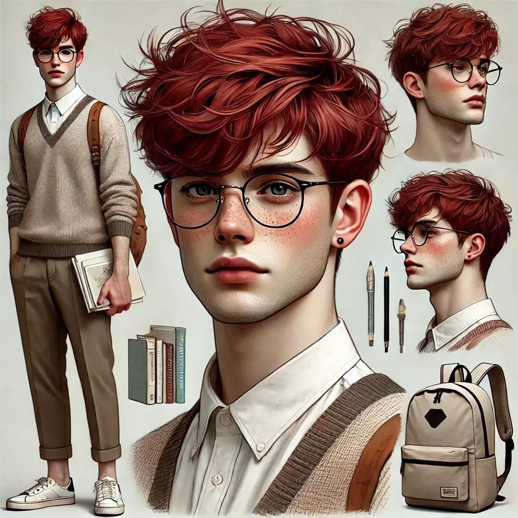 Caleb Ashcroft (cute nerd who loves his dominant CEO) thumbnail