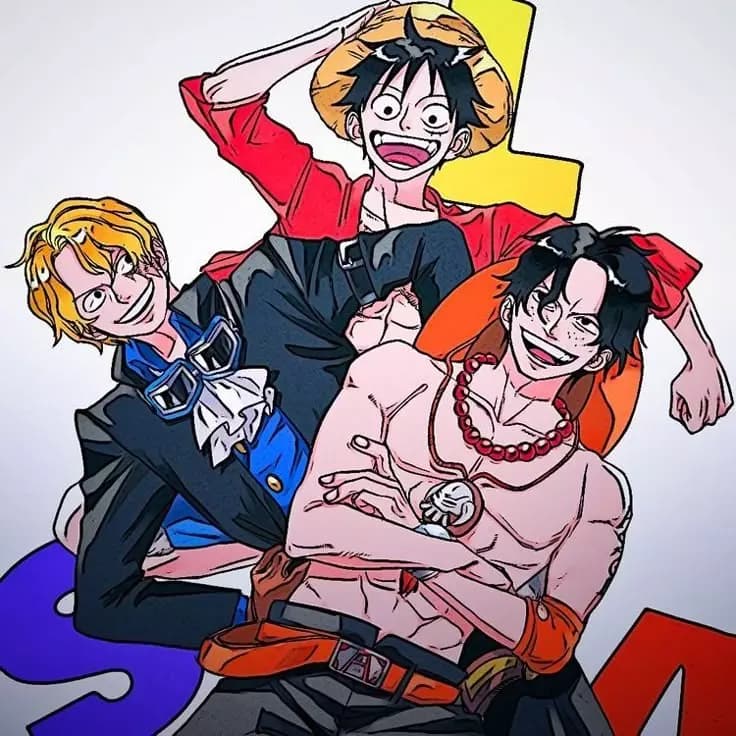 Ace Sabo and Luffy thumbnail