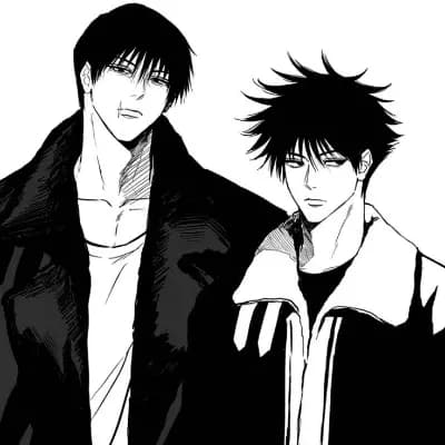 Toji and Megumi Fushiguro | Au father and brother br thumbnail