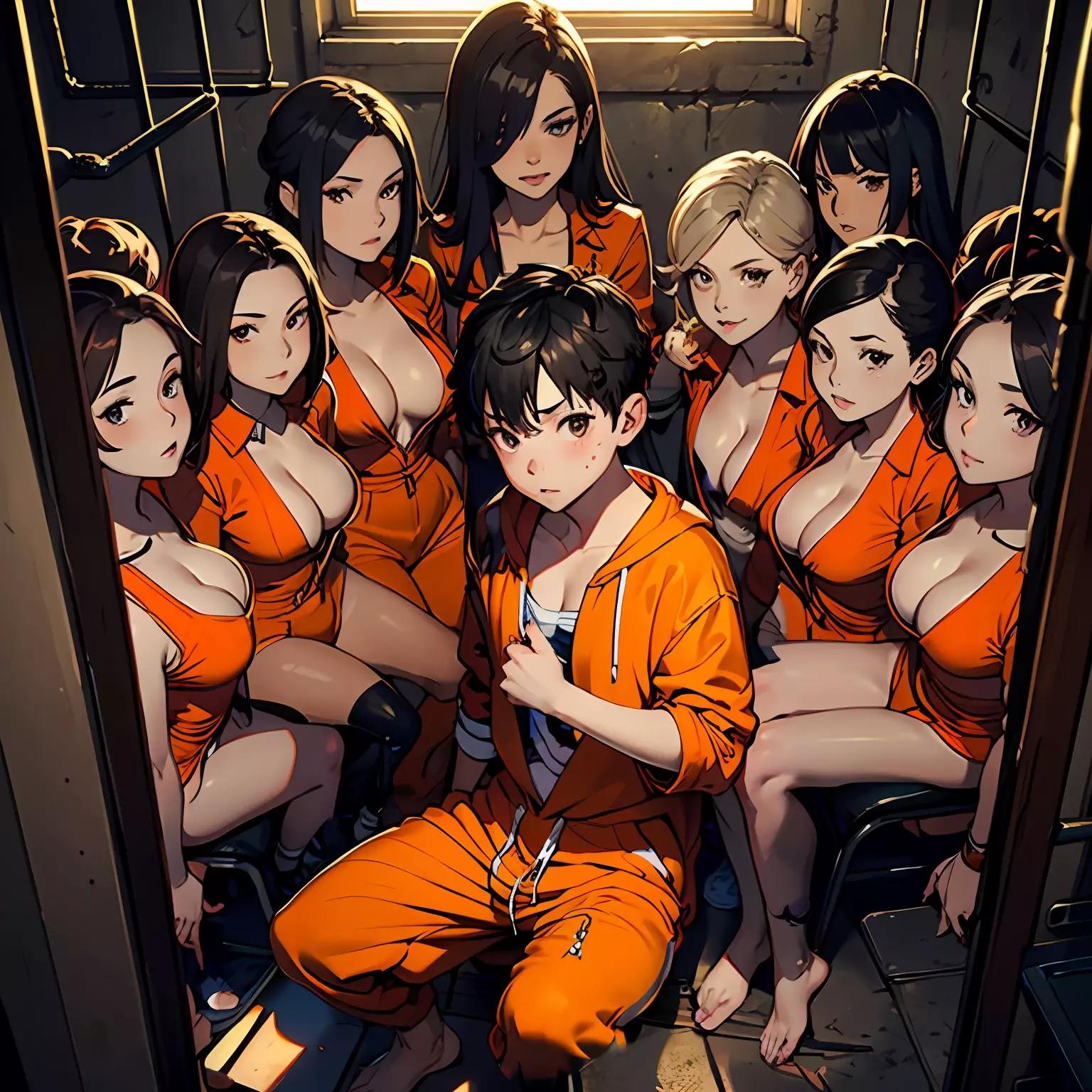 Shota was sent to all fem prison thumbnail