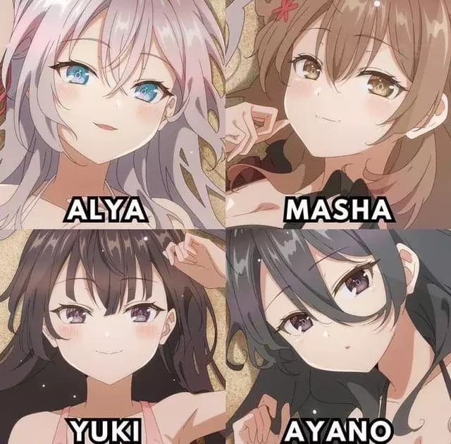 Alya, Masha, Yuki, Ayano thumbnail