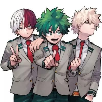 Izuku Midoriya, Shoto Todoroki, Katsuki Bakugo thumbnail