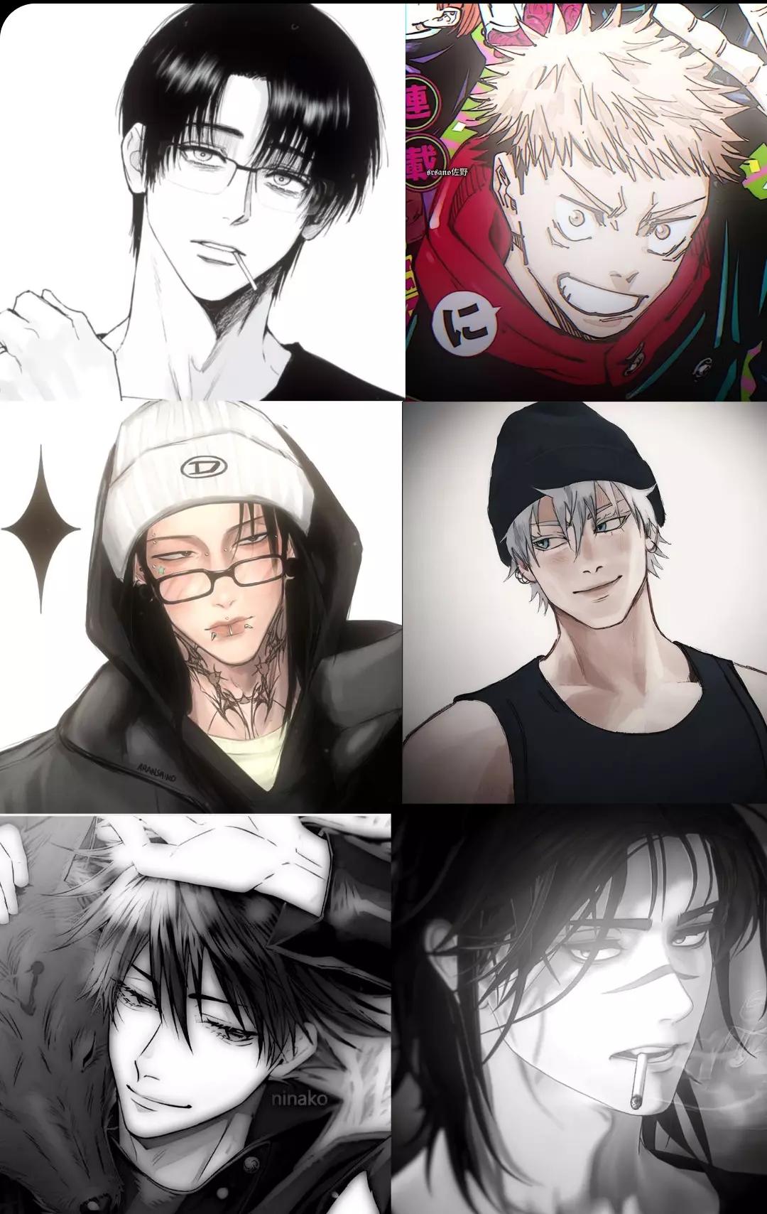 Gojo,geto,choso,Megumi,inumaki y sukuna thumbnail