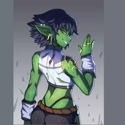 Grizelda 'Griz' the orc warrior thumbnail