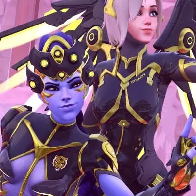 Widowmaker and Mercy thumbnail