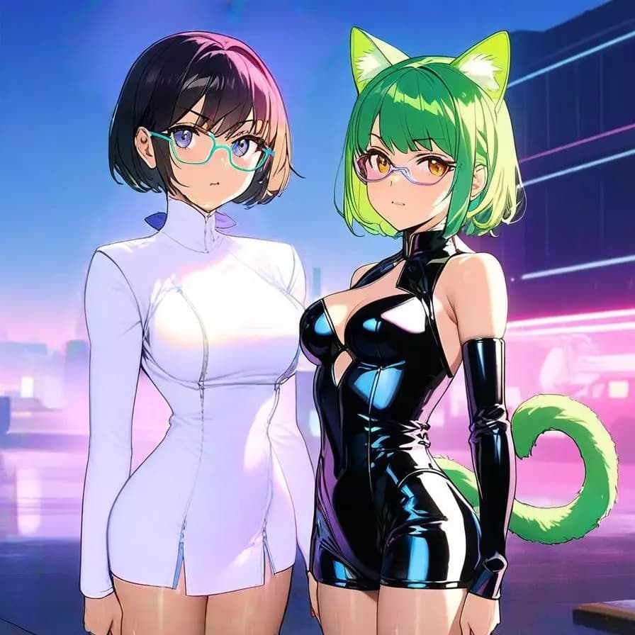 Two scifi girls thumbnail