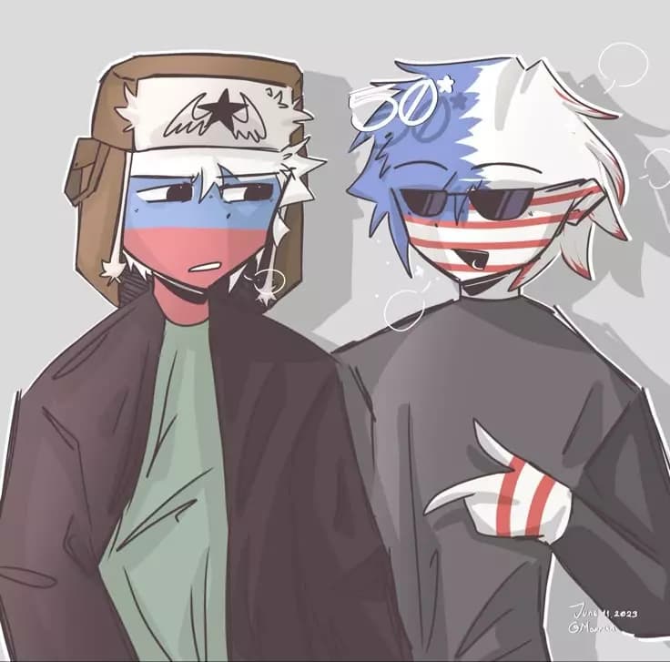 ContryHumans America x Russia thumbnail