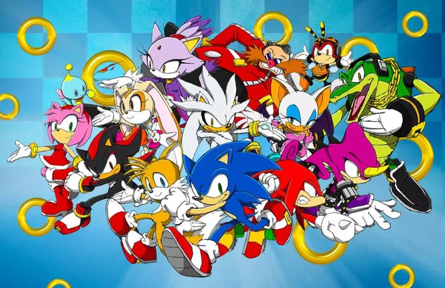 Sonic and his friends thumbnail