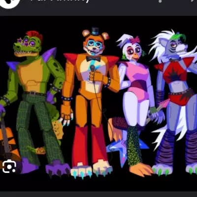 Glamrock Crew (Freddy, Monty, Chica, Roxanne) thumbnail