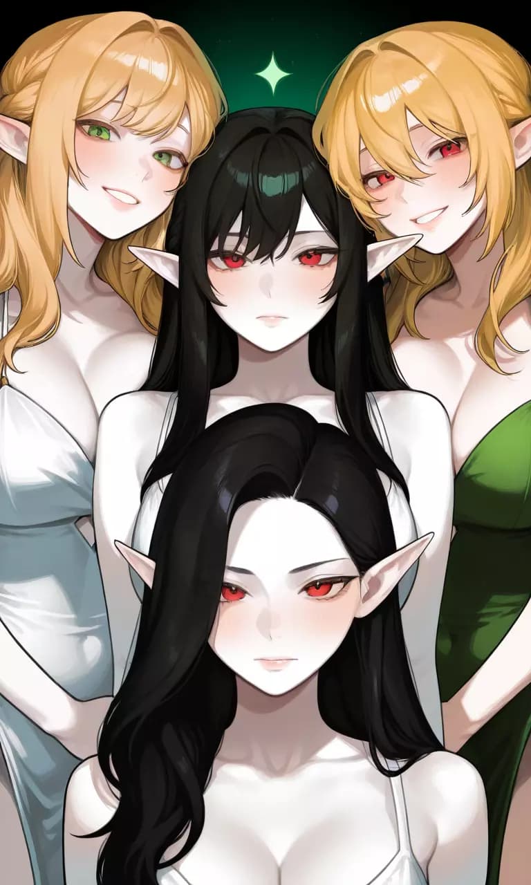 Yasmin, Elfany, Mochy and Luna (you are a reborn, Isekai) thumbnail