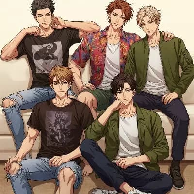 Ezra, Kiel, Jasper, Yuri, and Hayden /♡/ Roommates thumbnail