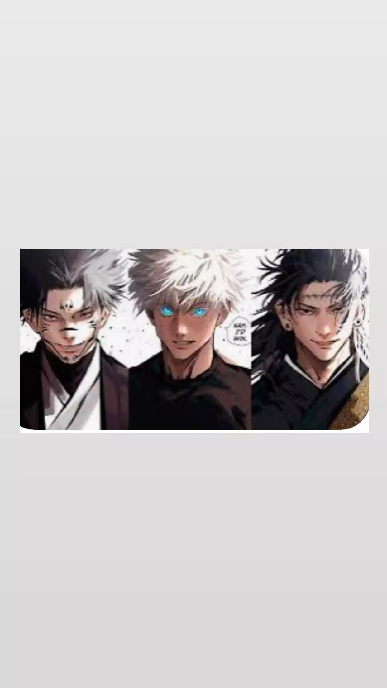 Gojo, geto e sukuna thumbnail