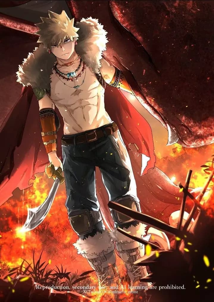 ୨୧⋆ ˚Bakugou Katsuki | Dragon King thumbnail