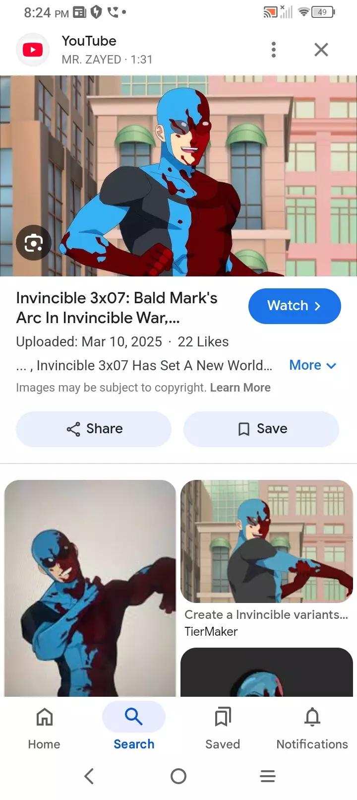 Bald cap mark thumbnail