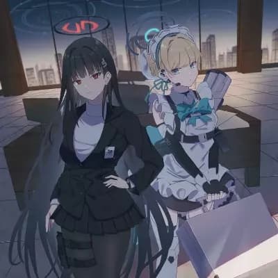 月城理緒と飛鳥時真 thumbnail