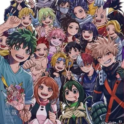 Bakugou, todoroki, deku, uraraca, mina mineta, sero, denki, kirishima, aizawa.. thumbnail