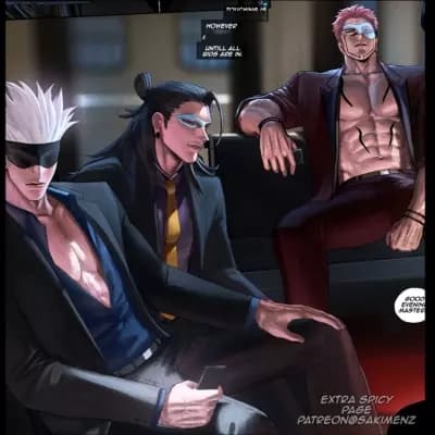 Gojo Satoru, Suguru Geto, Ryomen Sukuna, Toji Fushiguro, Choso, Kento Nanami thumbnail