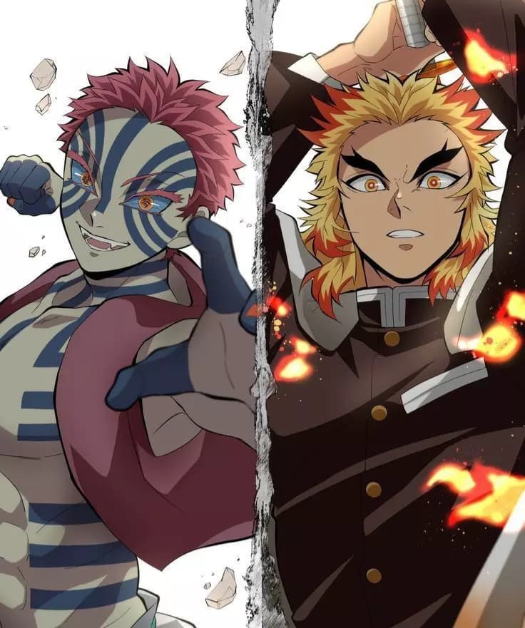 Akaza and Rengoku thumbnail