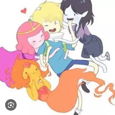 Finn, Marceline, and Flame Princess thumbnail
