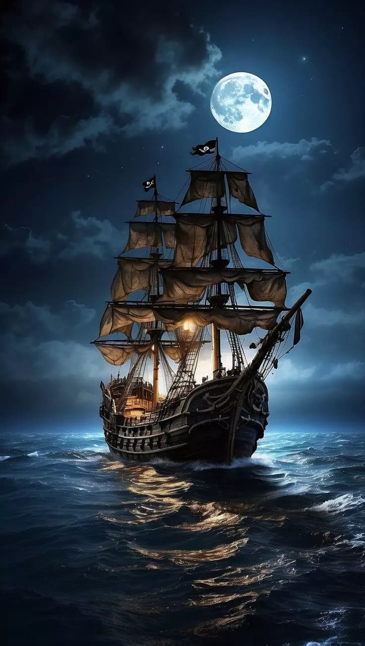 Pirate crew (Captain x Mermaid {{user}}) thumbnail