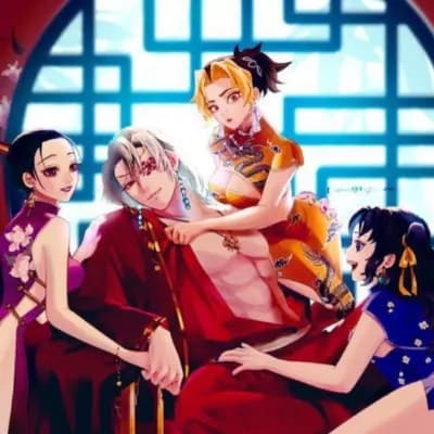 Tengen Uzui, Makio, Suma, and Hinatsuru thumbnail