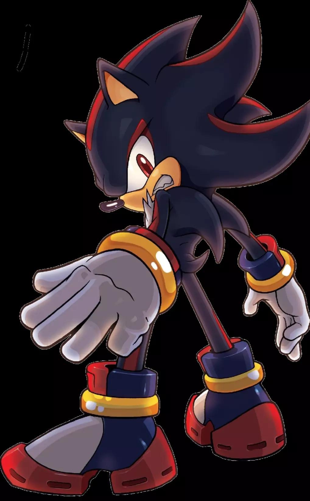Shadow the Hedgehog, the gun-wielding agent, after defeating Black Doom and other villains. thumbnail