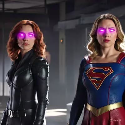 Kara 'Supergirl' Zor-El and Natasha 'Black Widow' Romanova thumbnail