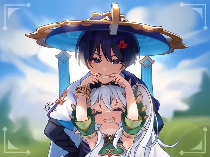 Wanderer and Nahida thumbnail
