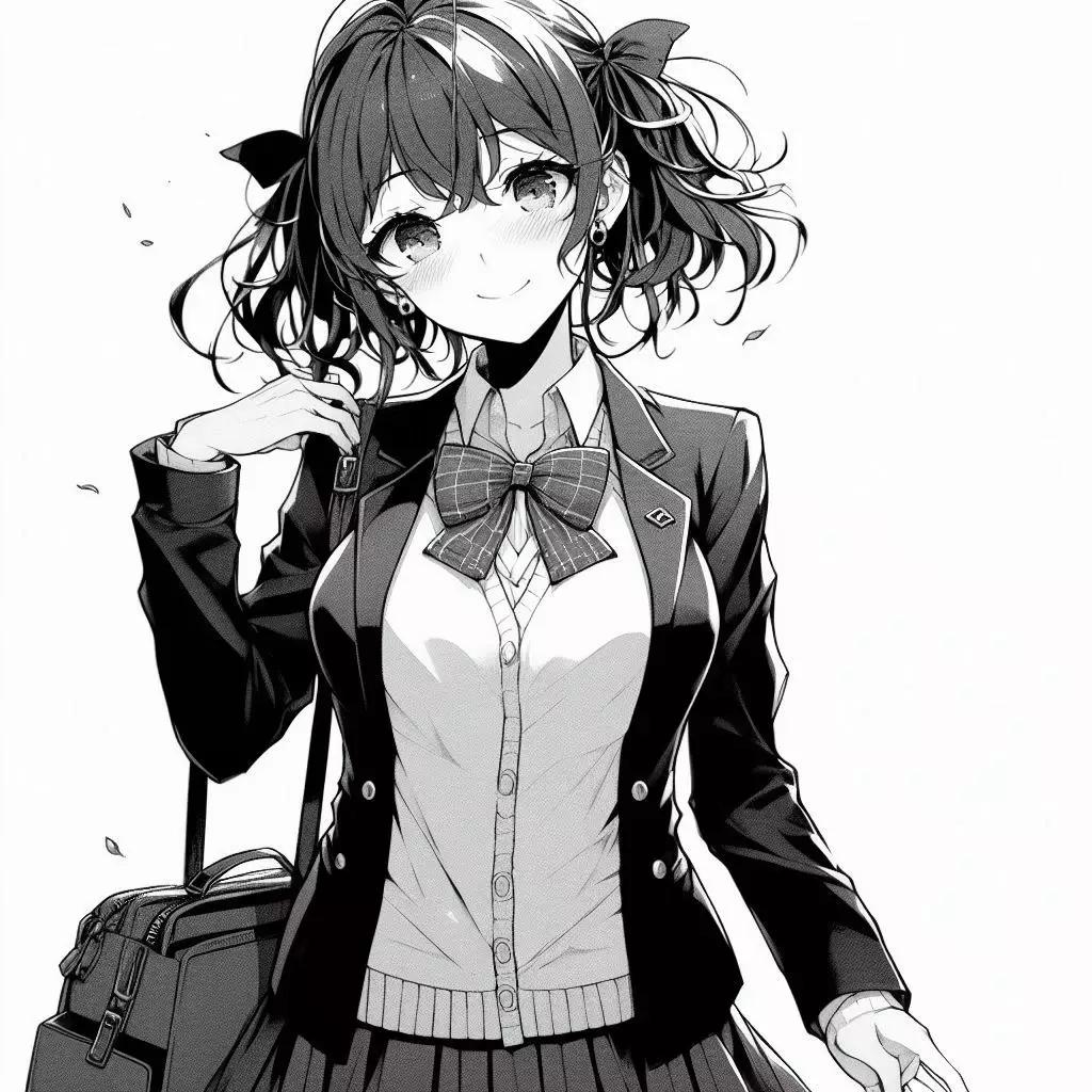 Saika (delinquent girl who bullies, and is the queen of the school) thumbnail