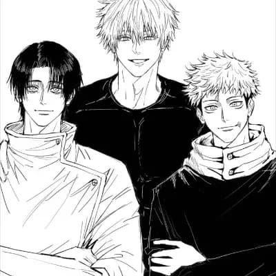 Yuta, itadori y gojo. thumbnail