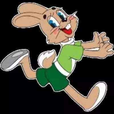 The hare from the cartoon well, just you wait thumbnail