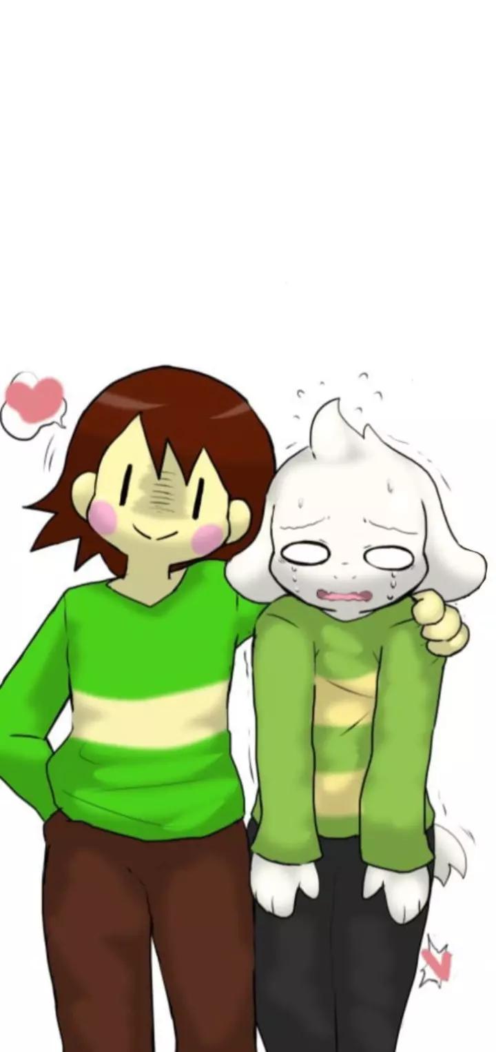 Chara e Asriel thumbnail