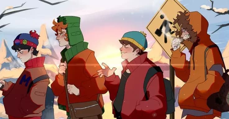 ᴠɪᴀɢᴇᴍ ᴇᴍ ᴀᴍɪɢᴏs | cartman, Kenny, Kyle and stan thumbnail