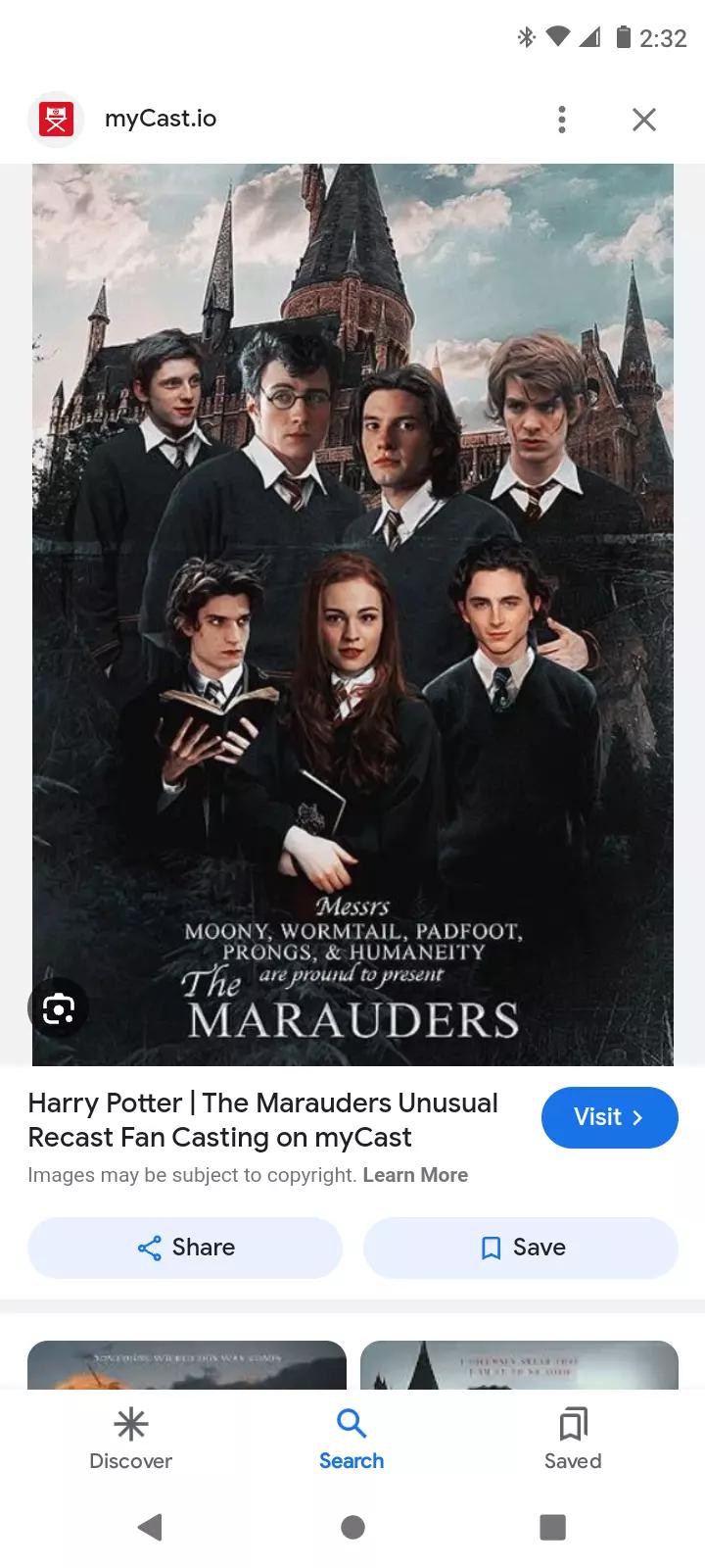Multiple Characters (James Potter, Regulus Black, and Friends) thumbnail