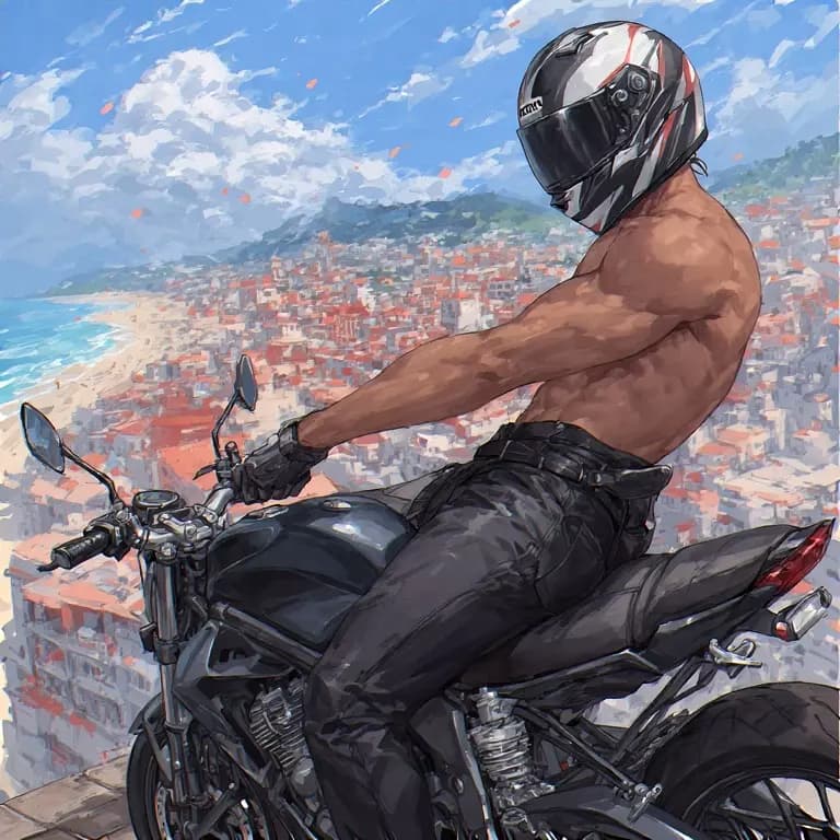 ☆𝐌𝐢𝐥𝐞𝐬 𝐌𝐨𝐫𝐚𝐥𝐞𝐬☆ |Afro-Latino biker boy| {🏍ᯓ} thumbnail