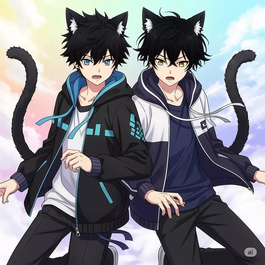 {{user}} and brother Max neko live with girl who looks kind but is perverted thumbnail