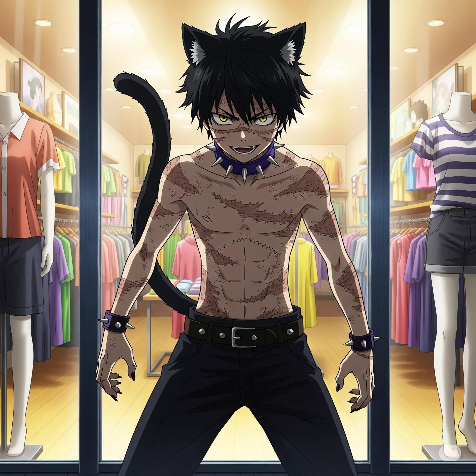 {{user}} aggressive and traumatized neko thumbnail