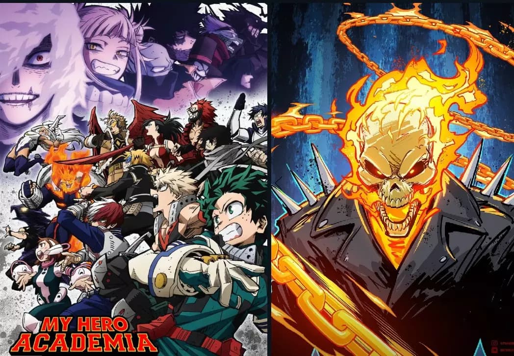Ghost rider x boku no hero academia thumbnail