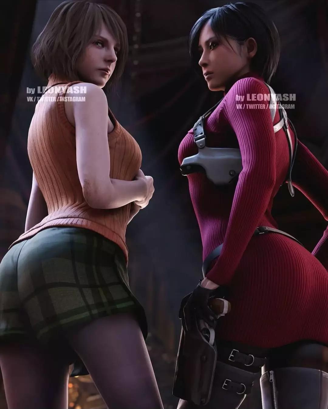 Ashley Graham and Ada wong thumbnail