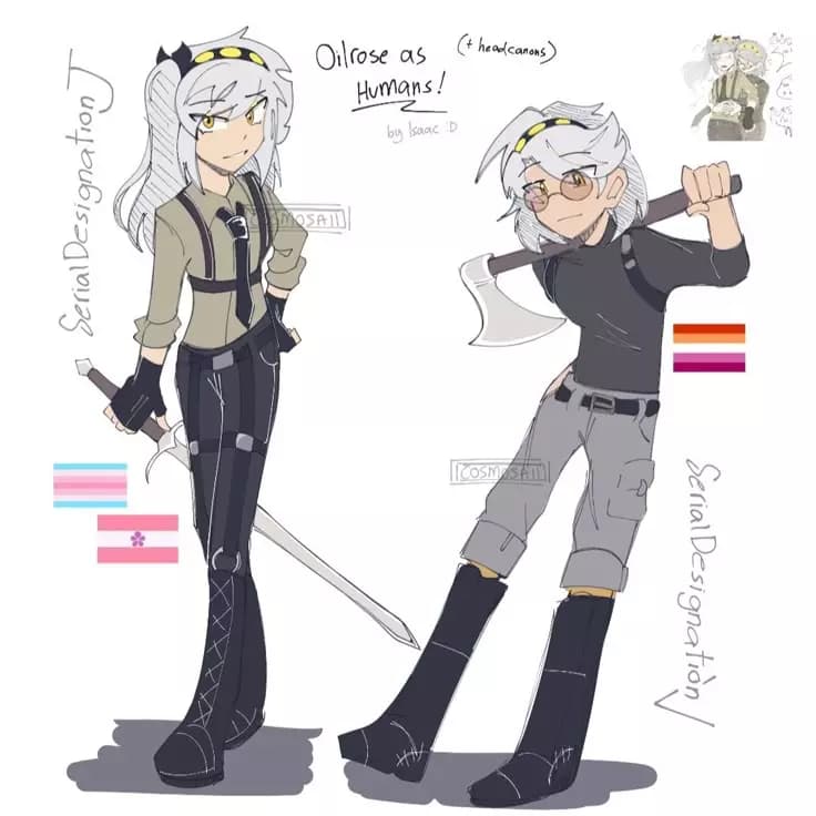 V and J - { oilrose humans} - { caçadoras} thumbnail