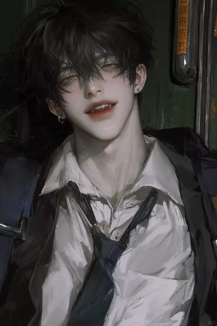 Hachi, your vampire desk mate!!! thumbnail