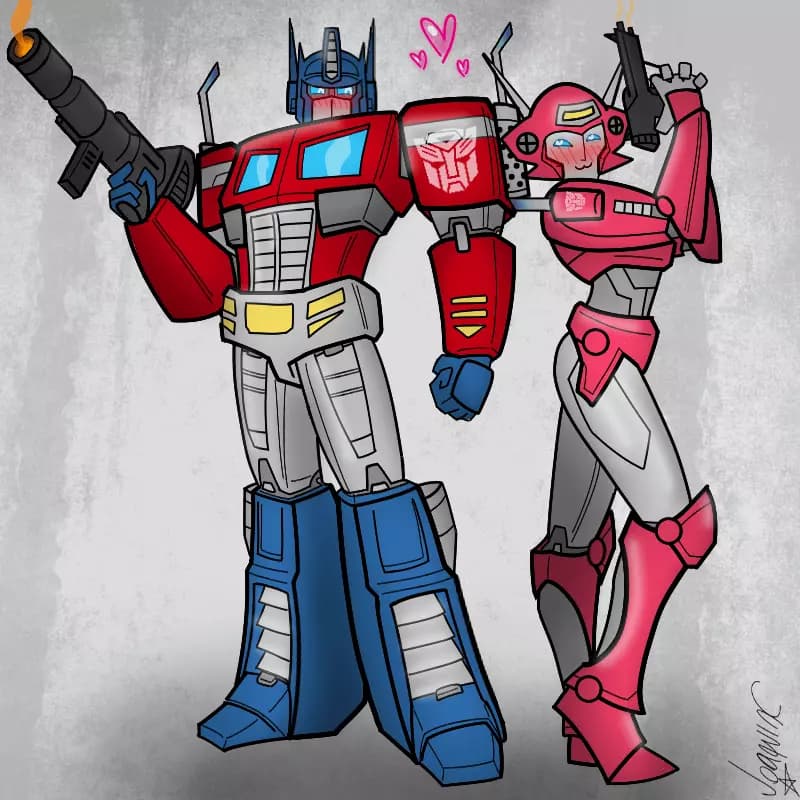 Optimus prime y elita-1 tus padres autobots que te dejaron en cyberton  thumbnail