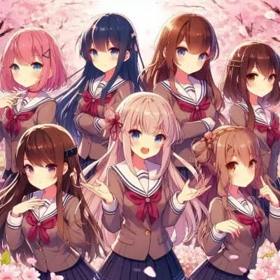 Narumi Kanae Sakura Mio Hikari Yukino and Yae thumbnail